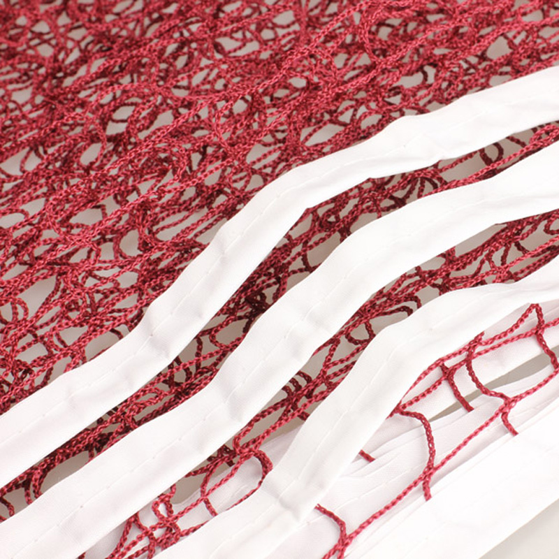 5.9m*0.79m Standard Badminton Net Training Square Mesh Badminton Net Dark Red EA14