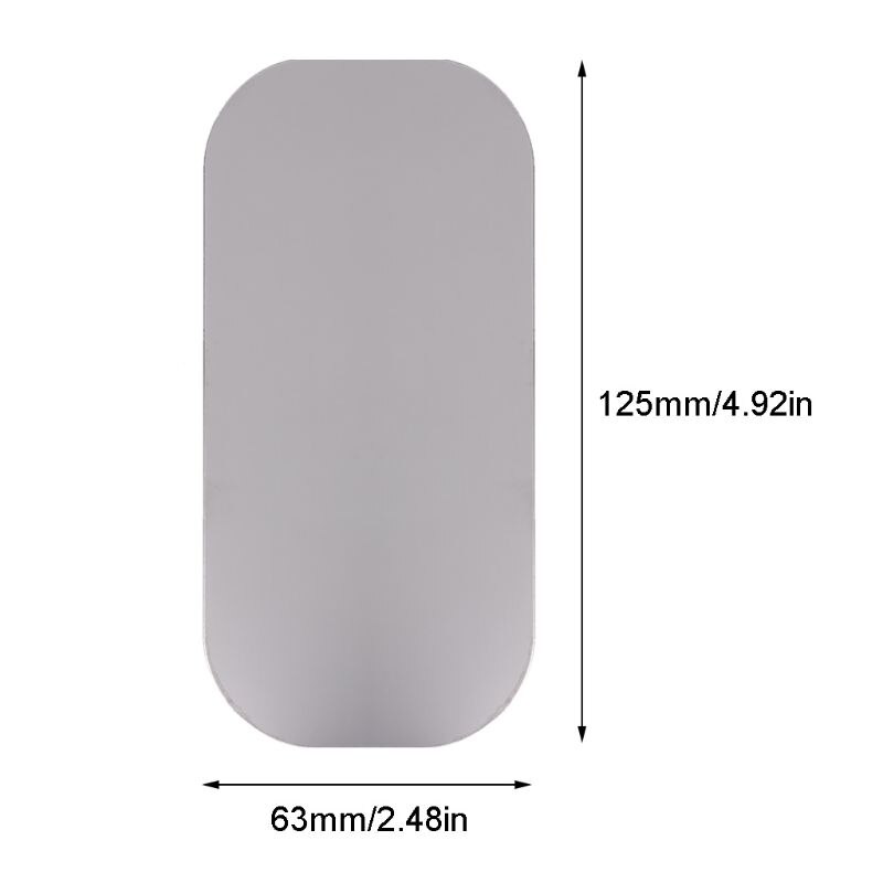 5pc Metal Plate with Adhesive for Magnetic Mounts Fan Magnet Tablet Phone Cradle
