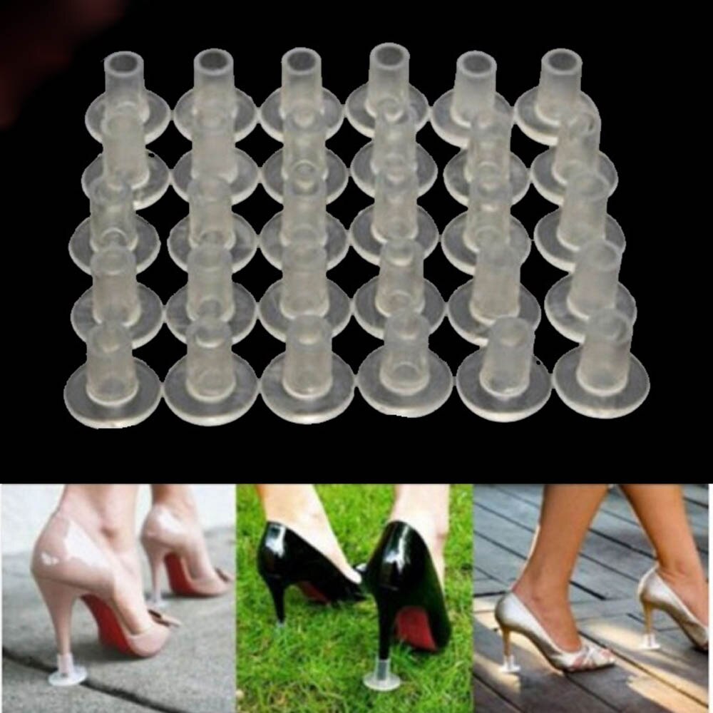 1 Par de Protectores de Tacón Alto Cubierta de Tacones de Baile Latino Tapones Antideslizantes de Silicona para la Boda