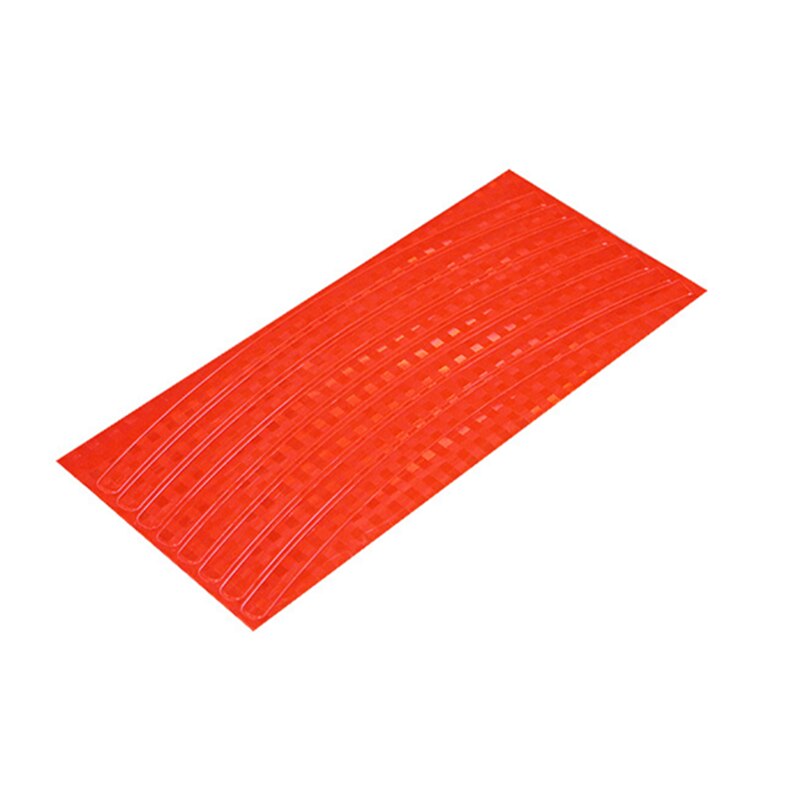 1 Pc 21 cm X 8 cm Fahrrad Reflektor fluoreszierend MTB Rennrad Aufkleber Radfahren Felgen Reflektierende Aufkleber Aufkleber: Orange