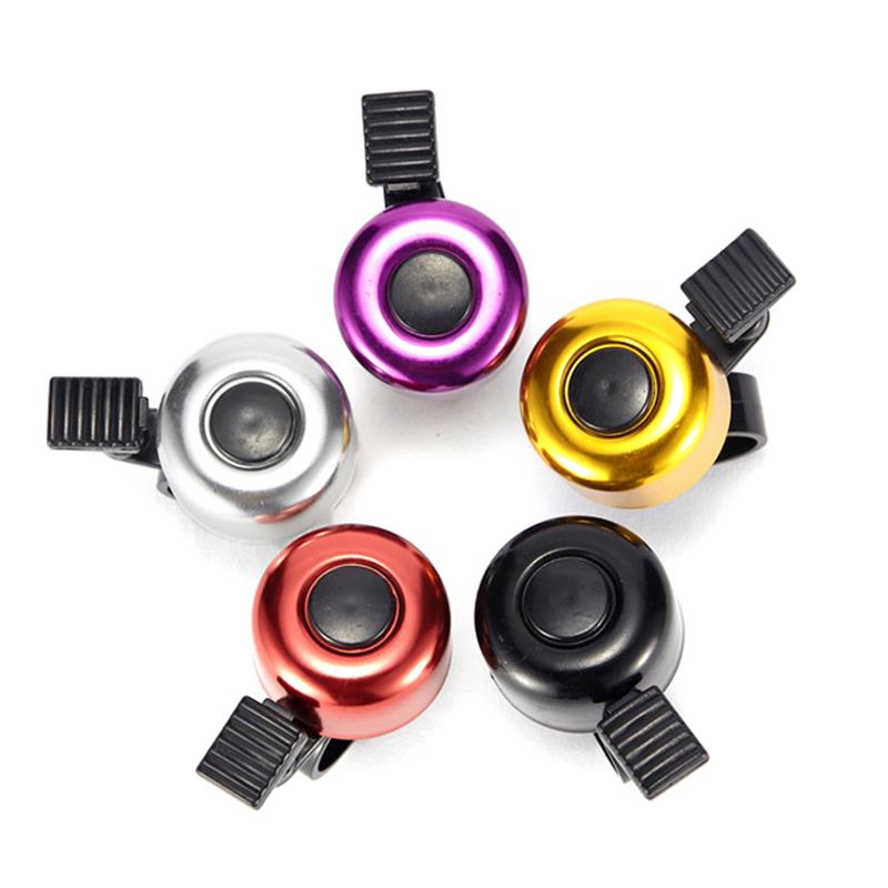 Durable Metal Bicycle Bell Mountain Bike Bells Clear Sound Bell for Bicycle Mountain Bike Children's Bicycle Purple