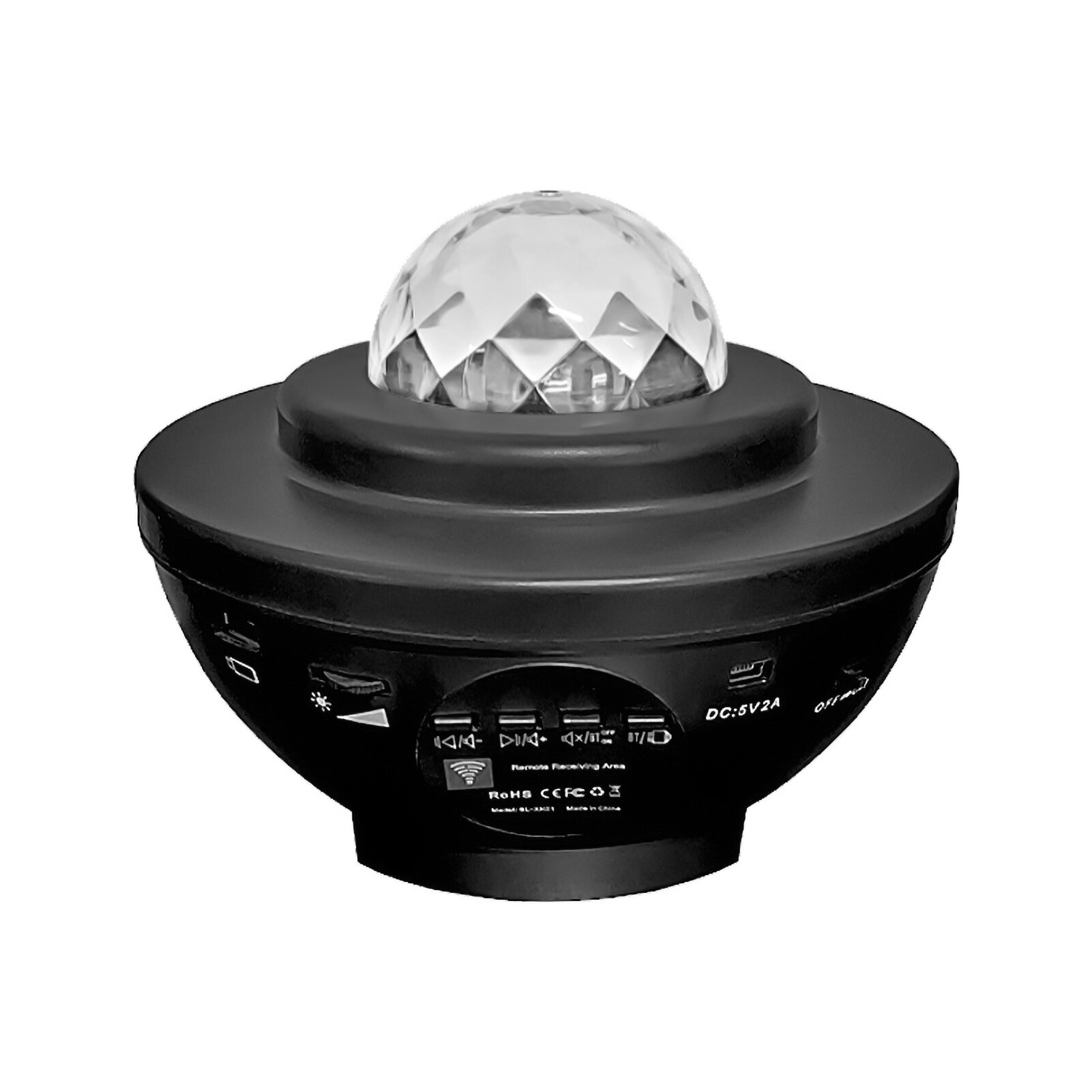 Usb Led Star Night Light Music Starry Water Wave Led Projector Licht Bluetooth Projector Sound-Activated Projector Licht Decor