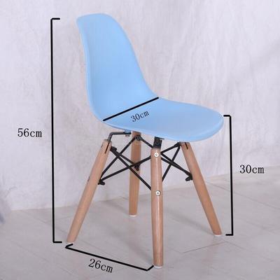 Nordisk spisestol moderne minimalistisk stil hjemme lat studentrygg lesebok krakk plast spisestuestol: Stil 9