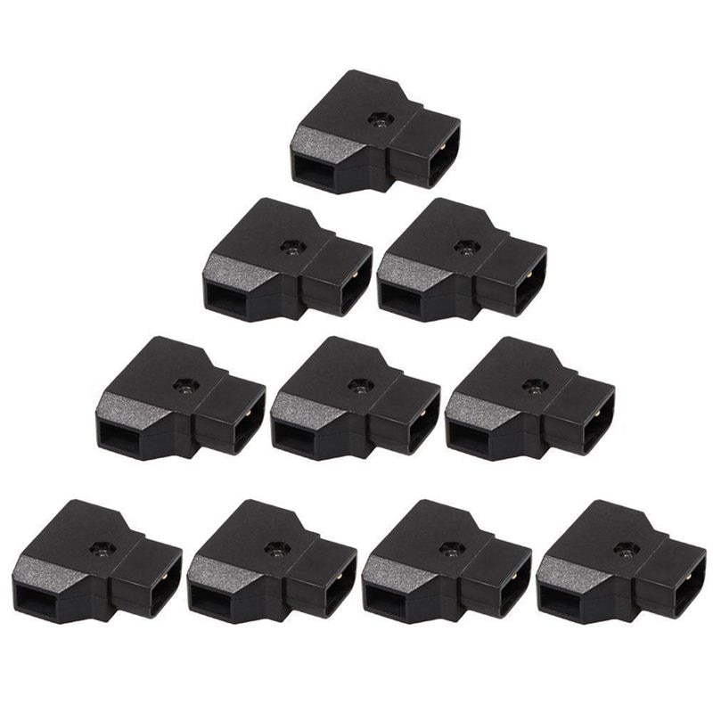 10 Stuks D-Tap Dtap Power Male Rewirable Kabel Socket Rig Batterij: Default Title