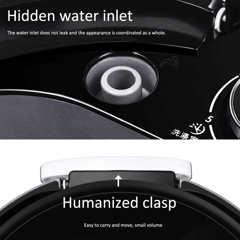 2.8Kg Single Cylinder Home Washing Machine Semi-automatic Mini Clothes Washer Stainless Steel Buckets Elution integrated 220v