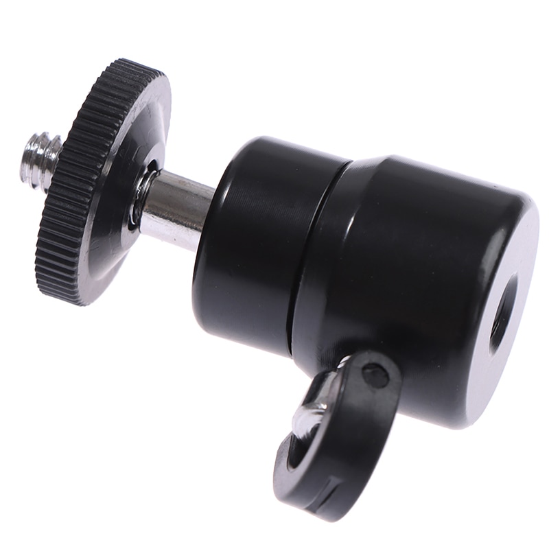 1/4 testa a sfera per culla adattatore per supporto per staffa Flash a LED per treppiede per fotocamera
