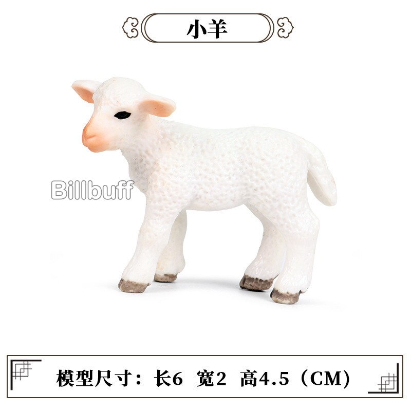 Mini Simulatie Wilde Dieren Abs Model Actiefiguren Paard Herten Kangoeroe Zebra Koe Cub Collection Educatief Speelgoed Voor Kinderen: Animal Figures K