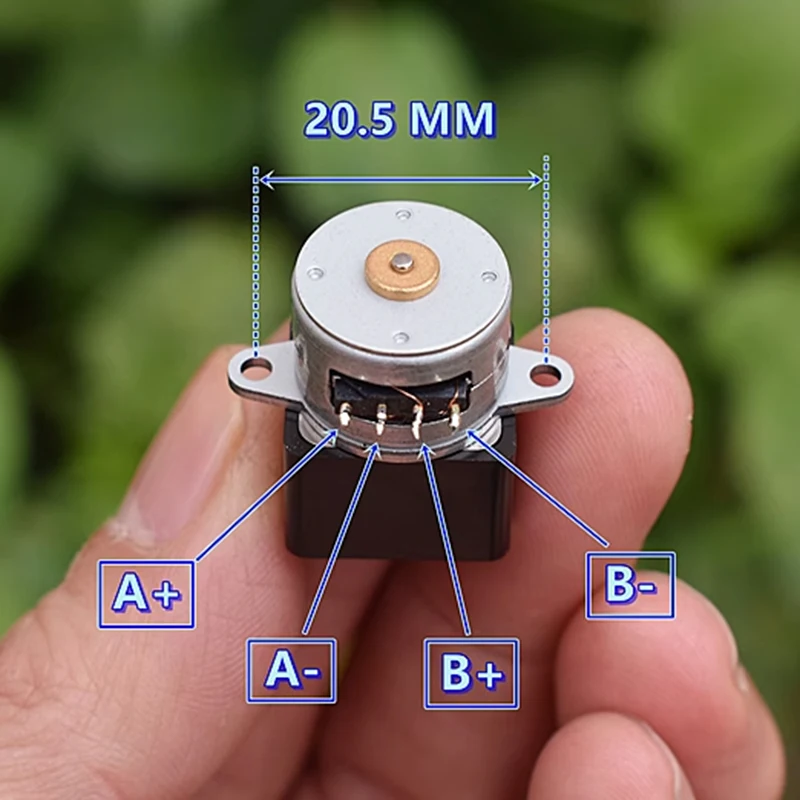 15BY Mini 15mm 2-Fase 4-Draad Gear Stappenmotor Micro Volledig Metalen Versnellingsbak Gear Stappenmotor DIY Robot Auto Monitor Camera