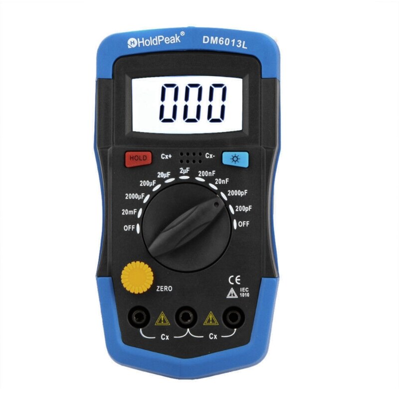Handheld Digital Capacitance Meter Capacitor Tester Capacimeter Electronic Auto