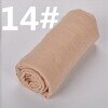 Bufanda mujer hijab Chiffon chal chal musulmán árabe pelo cabeza bufanda borla retro arruga patrón Poncho 180x90cm: 14-apricot