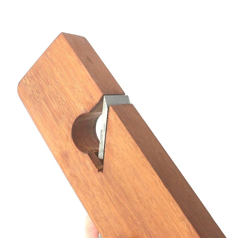 Mahogni 150 mm mini håndhøvl træhøvl stålblad håndhøvl træbearbejdning til tømrer træhåndværk værktøj tømrer