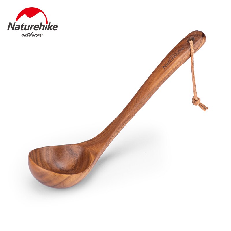 Naturehike – vaisselle de Camping en bois, cuillères à Long manche, cuillère à riz ultralégère, bol à spatule en bois, service de vaisselle de pique-nique en plein air