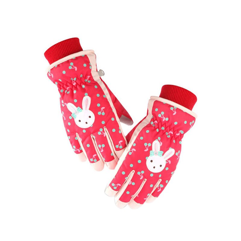Mädchen Jungen Wasserdichte Warme Handschuhe Ich bin Freien freundlicher Ski Handschuhe Jungen Für Sport Skifahren Radfahren Für Winter Warme Wasserdichte Handschuh: 01 S