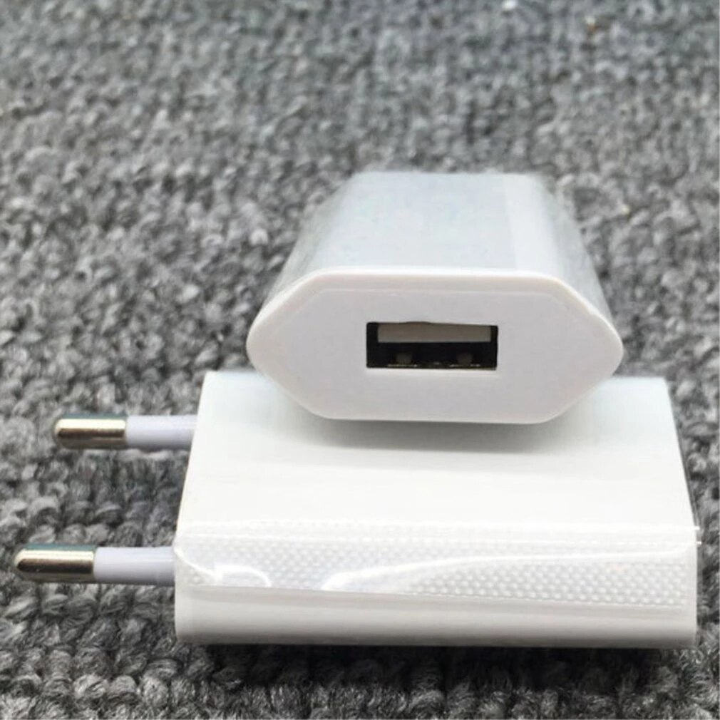 Usb-ladegerät für iphone  x 8 , 7 4 4s , 5 5s se 6 6s plus, handy-ladegerät für iphone, netzteil mit eu-stecker für xiaomi
