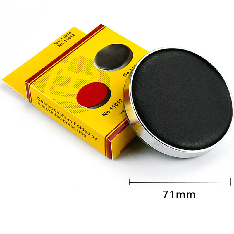 Cojinete de carcasa de movimiento de joyería para reloj, soporte protector de cuero, herramienta de reparación de relojes , accesorio para relojero: Negro