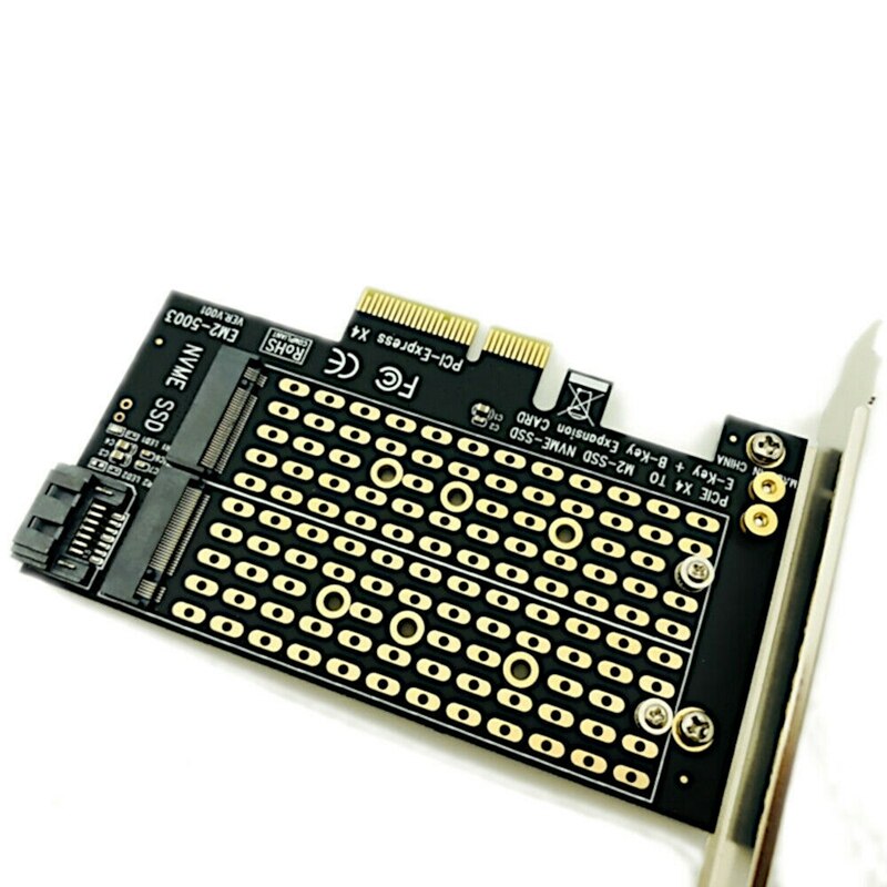 Pcie To M2/M.2 Adapter M.2 Ngff To Desktop Pcie X4 X8 X16 Nvme Sata Dual Ssd Pci Express Adapter Card