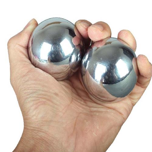 fast diameter 50mm eller 60mm hånd massasje exersice stål ball understreke lettelse Fitness helse massasje baller baoding jern ball