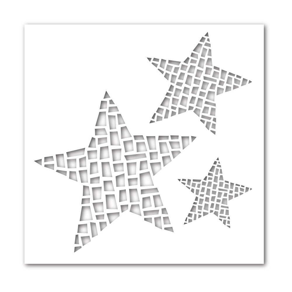 Mixed Shape Stripe Dots Circle Flowers Plastic Stencil DIY Card Album Make Scrapbook Handmade Stencil Drawing Sheet 09: 21