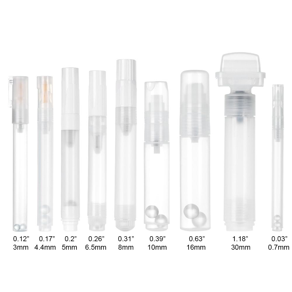 Empty Rod Graffiti Pens Plastic Transparent Repeatable Use Paint Pen Barrels Tube Liquid Chalk Marker Stationery Accessories