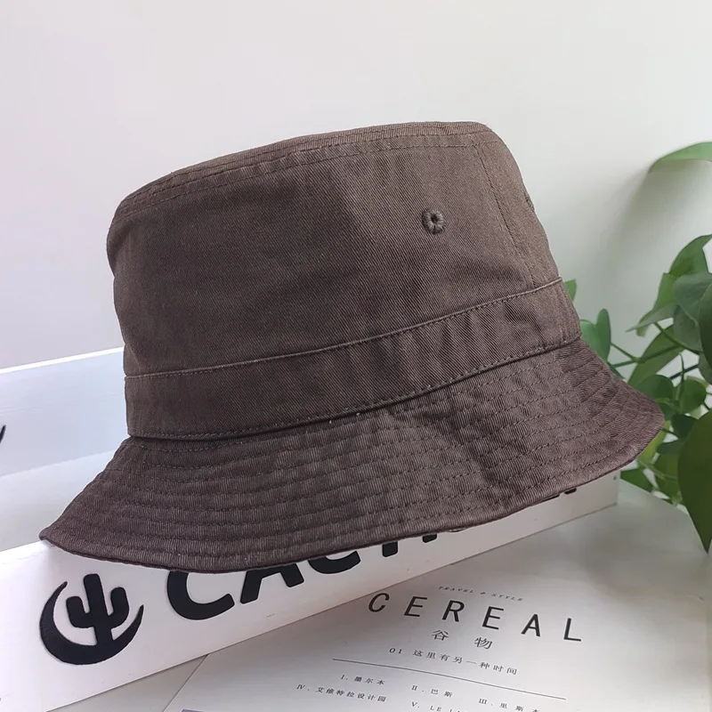 Grote Kop Plus Size Emmer Muts Voor Mannen Puur Katoen Panama Visser Hoed Koreaanse Man Vrouwen 59Cm 60Cm 62Cm 63Cm Zonnehoed: S / green