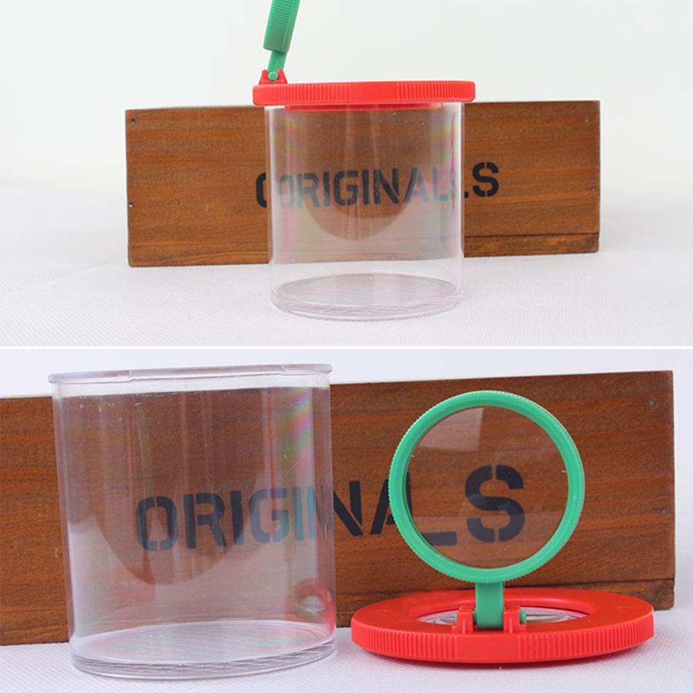 4X Two Lens Insect Viewer Locket Box Magnifier B Look At Insect Magnifier Children's Insect Viewer Farm Ants Box