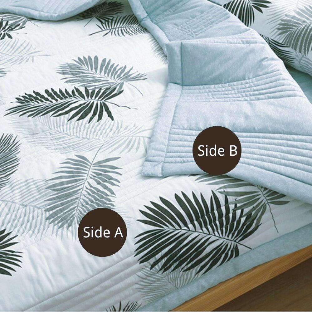 ADOREHOUSE Summer Quilt Air Condition Comforter Thin Double-Sided Print Bedspread Washable Comforter Breathable Quilt Blanket