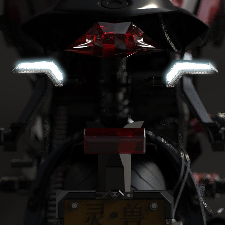 SPIRIT BEAST Motorcycle Signal lights steering motorbike accessories LED turn signal Daytime lights brightness Arrowhead lamp