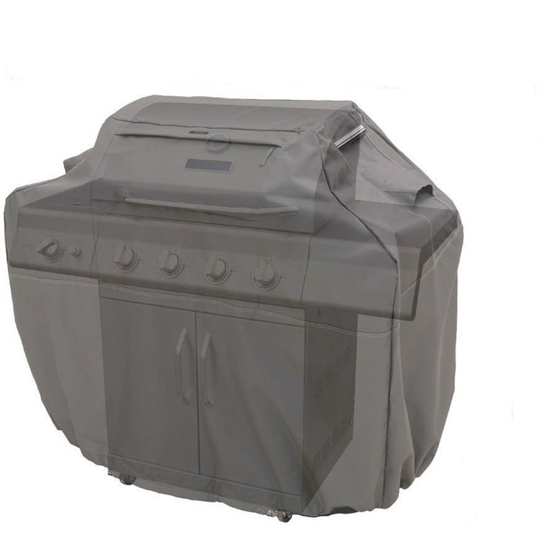 Rainproof Black BBQ Gas Grill Cover Heavy Duty Waterproof Barbecue Gas Grill Cover Outdoor Fade Resistant Weather Protection