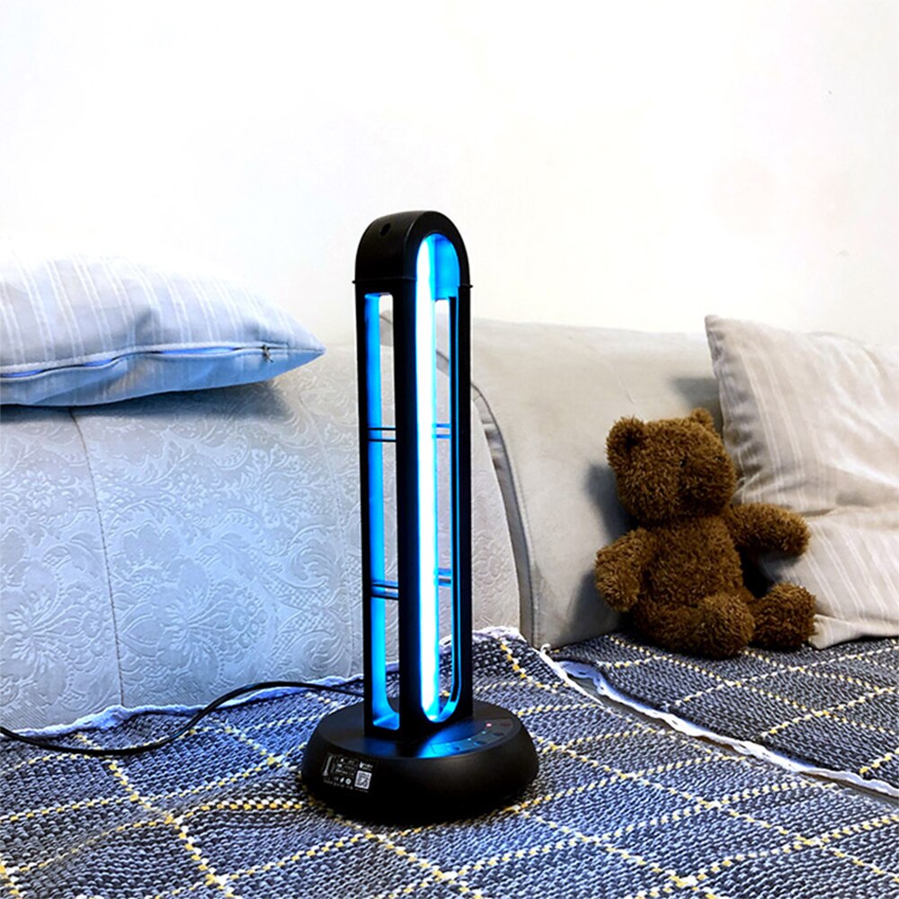 Dezynfekcja ultrafioletem lampy domowe mobilne lampy sterylizacyjne sterylizatory dużej mocy do przedszkoli: 60W BLACK / CN