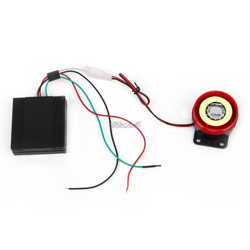 1PC accensione elettrica scooter sistema di allarme di sicurezza auto telecomando 12V antifurto moto moto parti del motociclo
