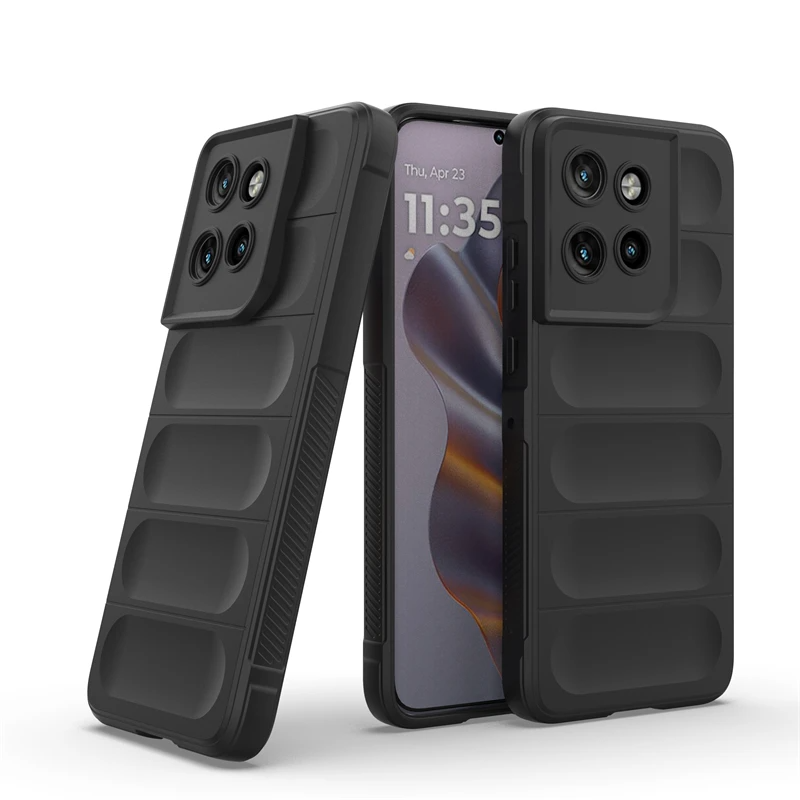 Voor Motorola MOTO Edge 50 Neo 5G Achterkant Telefoon Case Zachte Vloeibare Siliconen Anti-val Schokbestendig Bescherm funda Coupe Gevallen