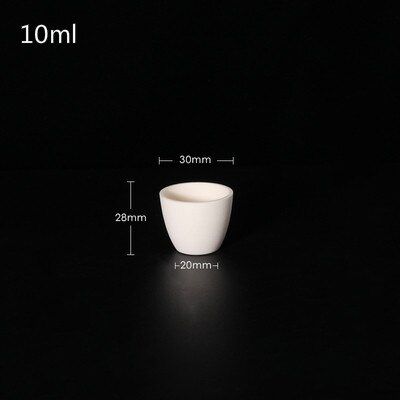 Korund degel, aluminiumoxid degel, flyktig vatten degel, båge degel . 5ml 10ml 20ml 30ml 50ml 100ml. 5 delar  / 1 paket.: 10ml