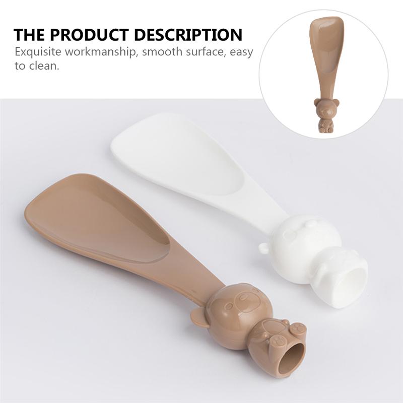 1pc verticale rijstlepels in de vorm van een schattige beer in de vorm van een rijstlepel