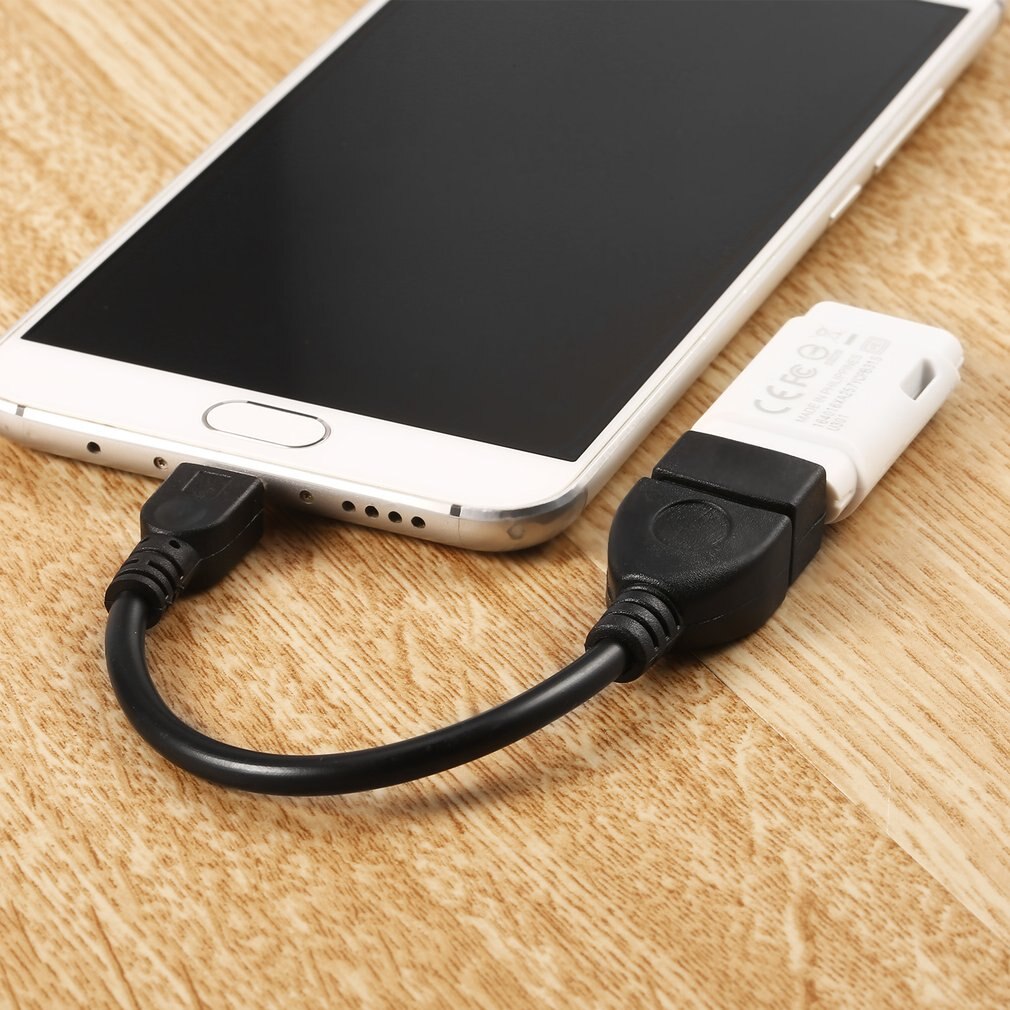 Usb Female Naar Micro Usb 5 Pin Mannelijk Adapter Host Otg Data Loader Charger Oplaadkabel Usb Otg Voor Samsung