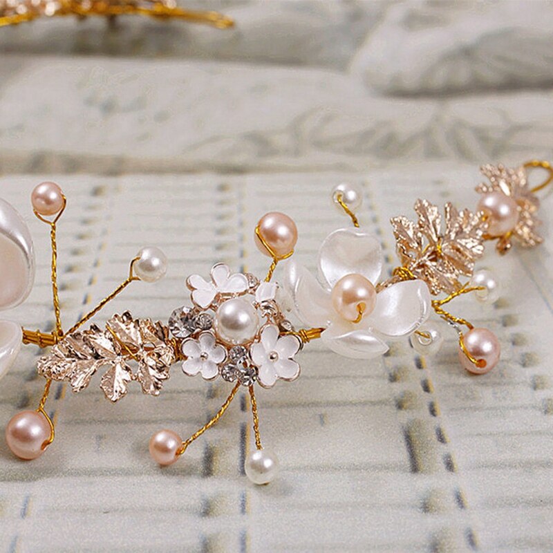 Xerling Crystal Queen Tiara – Silberne Perlenkrone Für Braut, Brautjungfern & Mädchen, 13 Cm Durchmesser