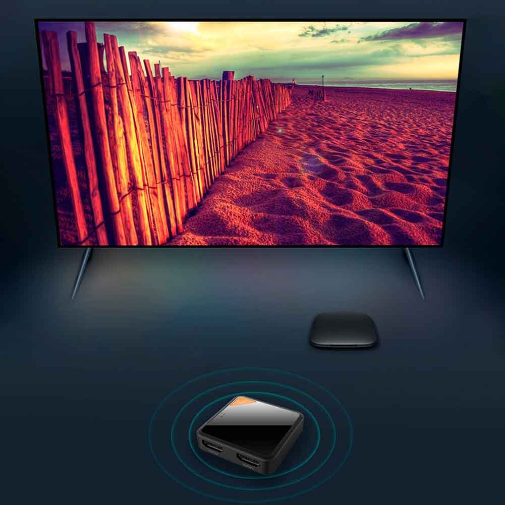 HD 4K Port HDMI Switcher High Speed Bi Direction Sharing Monitor Home Office Screen Splitter Vedio 2 In 1 Out