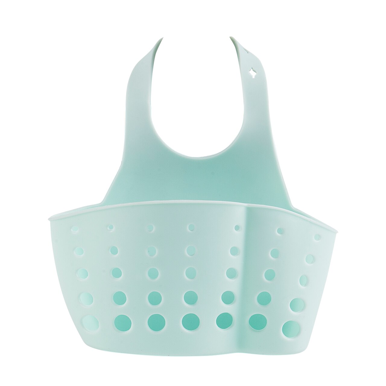 Sponshouder voor de gootsteenkraan aan de zijkant van de keuken, plastic sponshouder voor de gootsteen: A