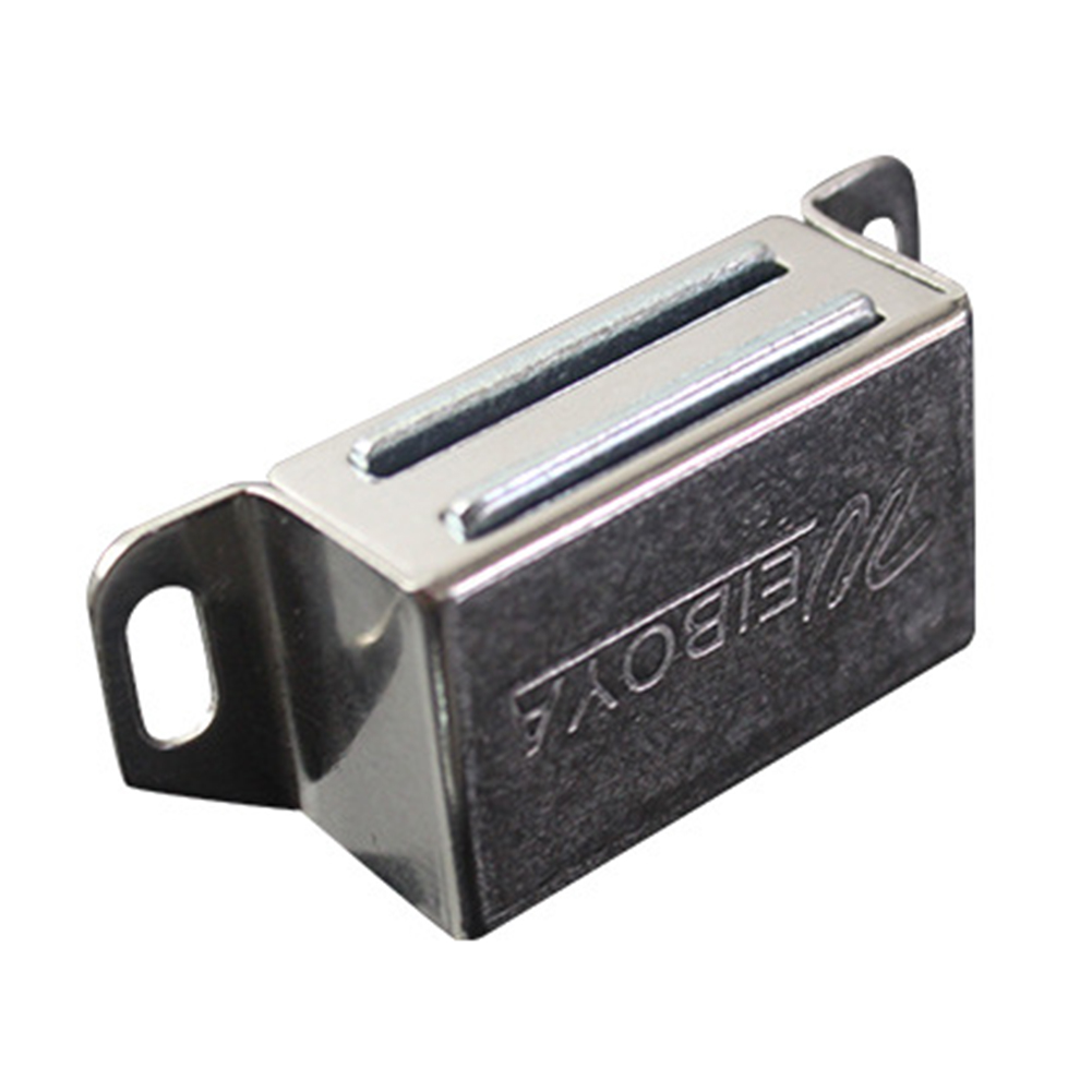 4pcs Cabinet Catch Latches With Screws Heavy Duty Pull Home Magnetic Kitchen Noise Reduce Stainless Steel Door Closure Hardware