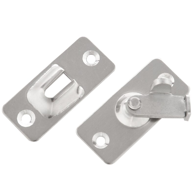 Right Angle Lock 90 Degree Room Door Buckle Buckle Suitable For Bathroom Barn Door Sliding Door Buckle Bending Right Angle Door