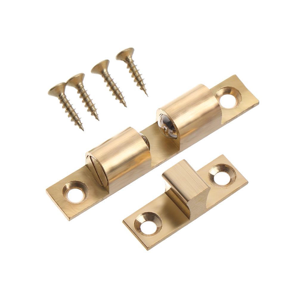 Fittings Brass Inner Locks Screws Switch Closer Wardrobe Stopper Damper Buffer Door Lock Buckle Cabinet Catches