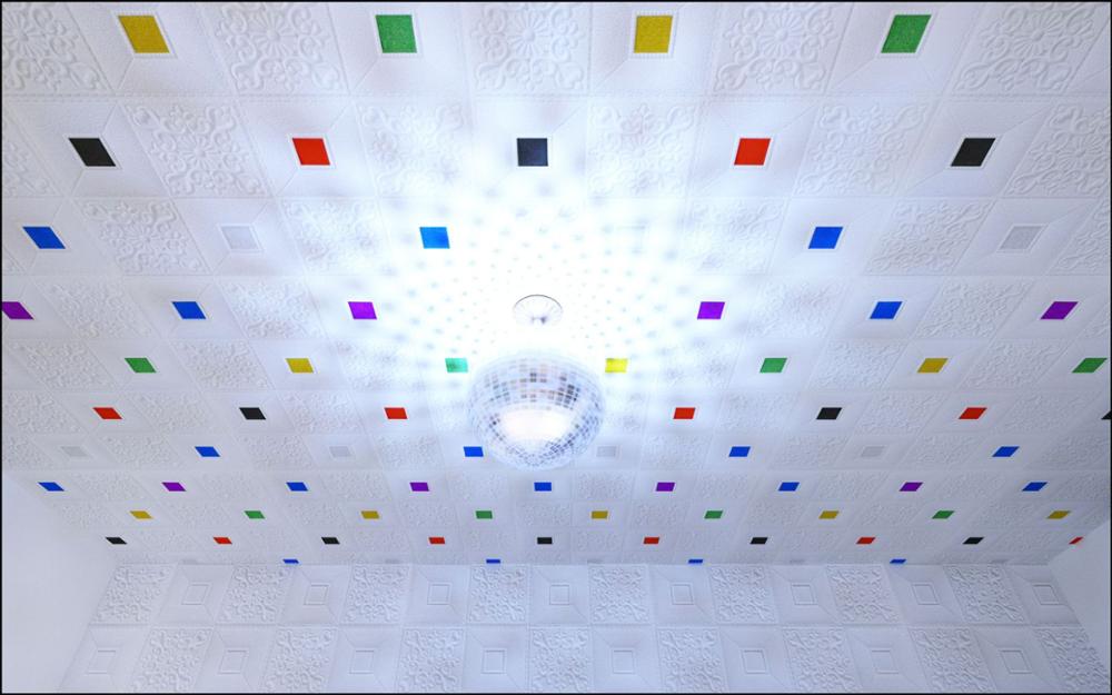 3D Wall Stickers ceiling sticker roof decoration Foam wallpaper stereo waterproof DIY TV background wallpaper decoration sticker