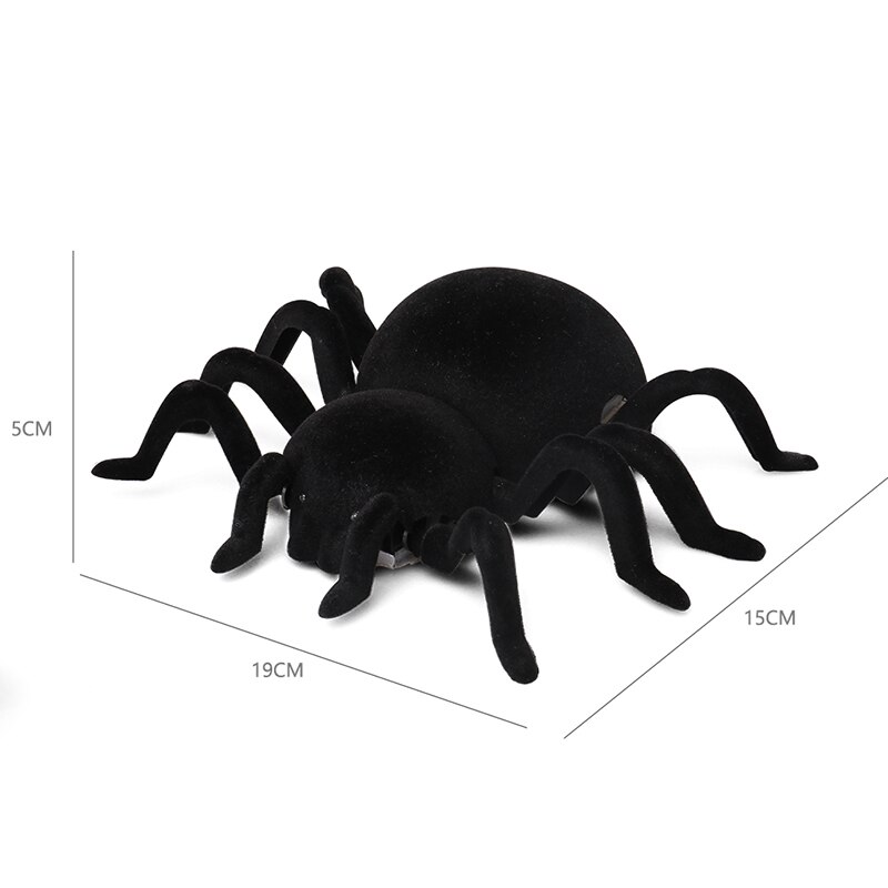 Electric Remote Control Car Spider Wall Creeping Toy Scary Prank Halloween Toys FJ88