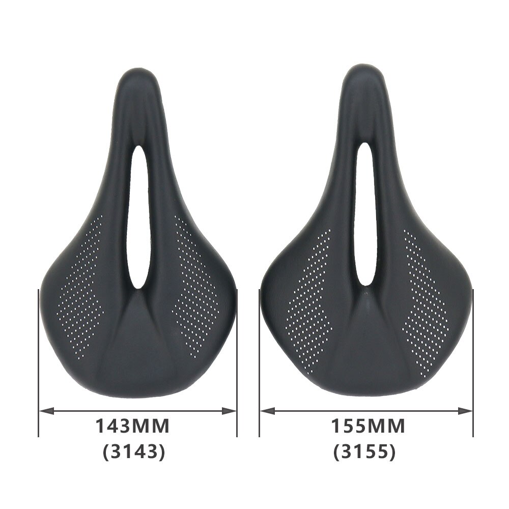 Elita one carbon puder mtb/road super light 120g læder carbon sadel 143mm/155mm