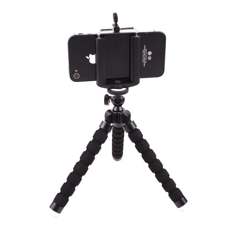 Mini Flexibele Statieven Statief Voor Telefoon Mobiele Camera Houder Smartphone Monopod Pens Stand Octopus Mini Statief Met Telefoon Clip