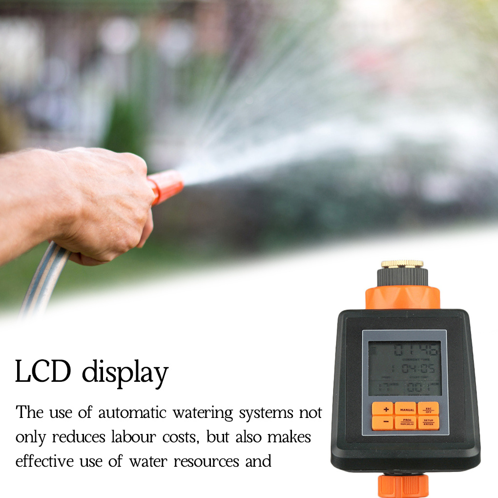 Bewässerung Timer Programmierbare Clever zeitliche Koordinierung Bewässerung Regler Automatische Sprinkler-Timer für Garten draussen Wasserhahn