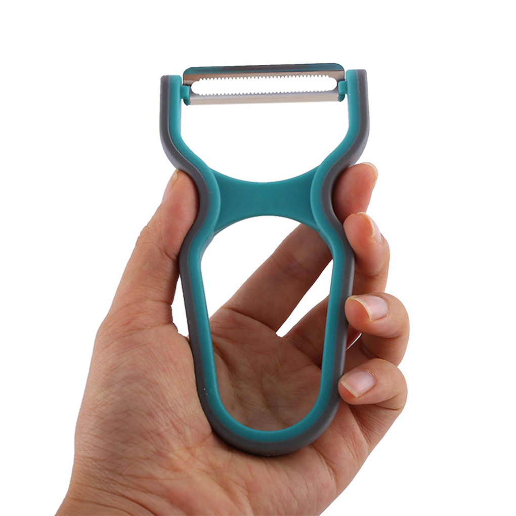 3pcs Vegetable Peeler Set For Potato Fruit Non-slip Home Kitchen Peeling Tool Random Color