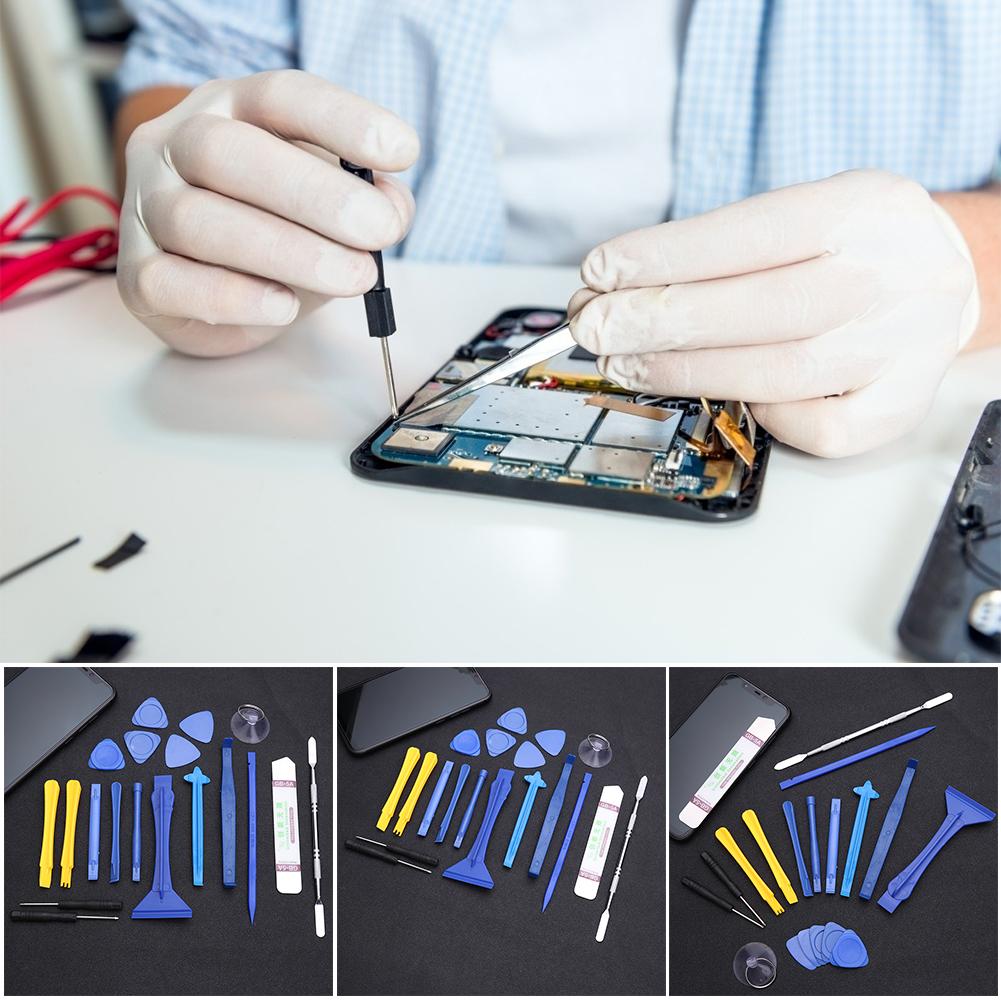 19pcs/Set Spudger Pry Cell Phones Opening Screwdriver Repair Tool Kits Disassemble Hand Tool Set for iphone Samsung Sony