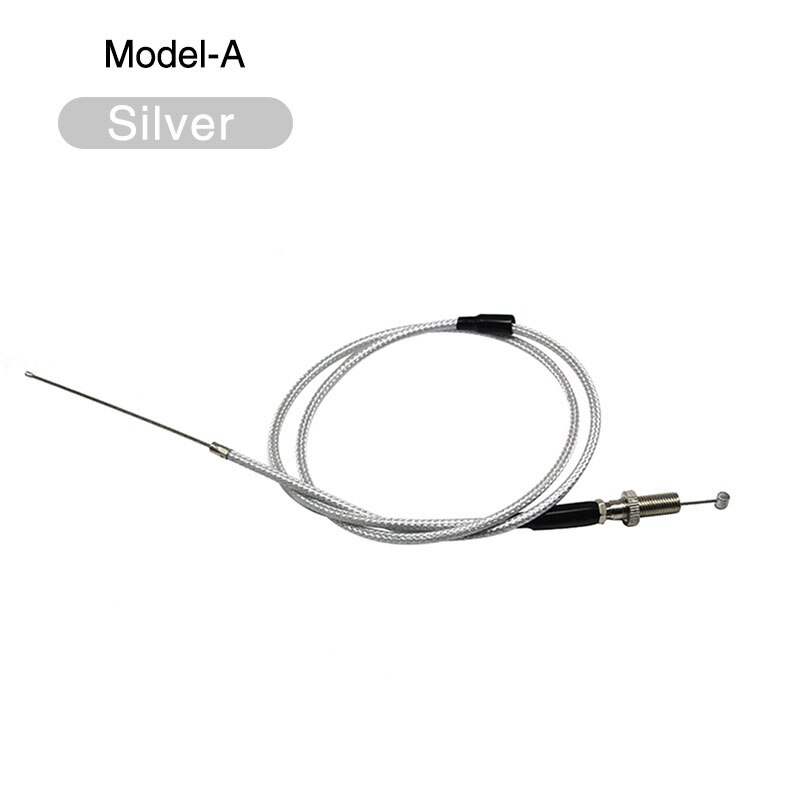 553 Universal- Motorrad Bremse Kupplung Gaszug: Silber- gerade