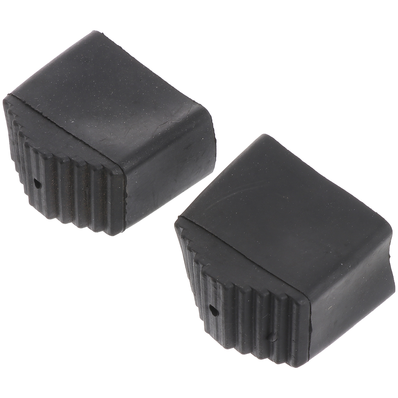 2 pçs anti deslizamento escada pés de borracha cobre móveis pernas almofada protetora almofadas antiderrapantes escadas piso peças móveis cor preta
