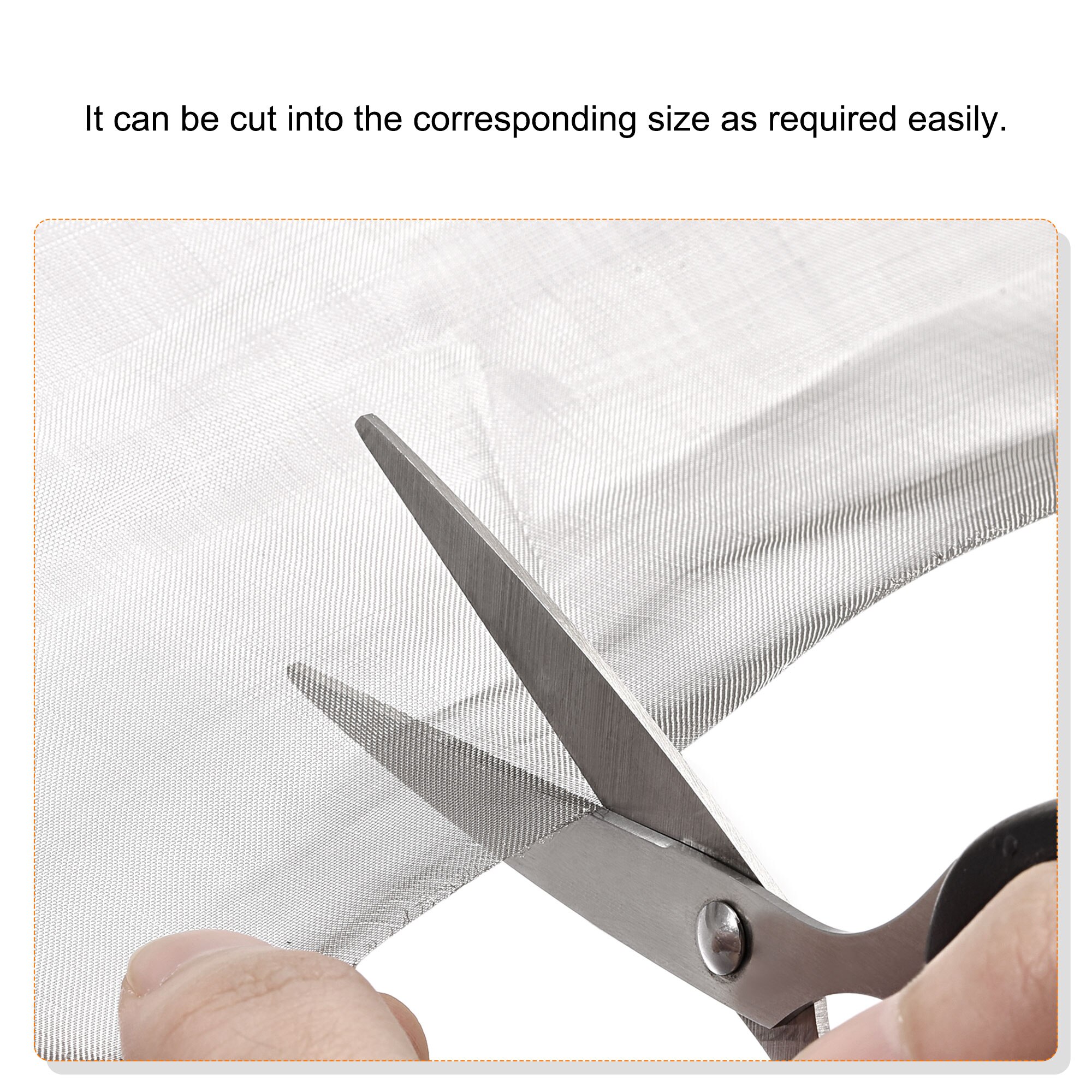 Uxcell Stainless Steel Metal Window Screen Mesh Woven Wire Mesh 24x12inch 80 Mesh Filtration Cloth for Home, Pack of 1